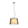 Kép ESPLANADE függő lámpa átlátszó fekete/fehér króm 230V LED E27 15W