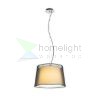 ESPLANADE függő lámpa átlátszó fekete/fehér króm 230V LED E27 15W