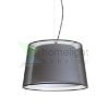 ESPLANADE függő lámpa átlátszó fekete/fehér króm 230V LED E27 15W