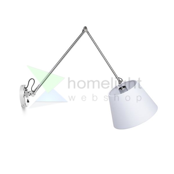 ASHLEY fali lámpa fehér króm 230V LED E27 15W