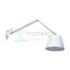 ASHLEY fali lámpa fehér króm 230V LED E27 15W