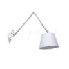 Kép ASHLEY fali lámpa fehér króm 230V LED E27 15W