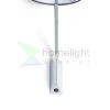 SHARP fali lámpa fekete króm 230V LED E27 15W
