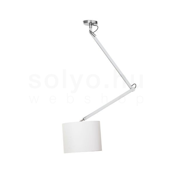 Kép MADISON C mennyezeti lámpa fehér króm 230V LED E27 15W