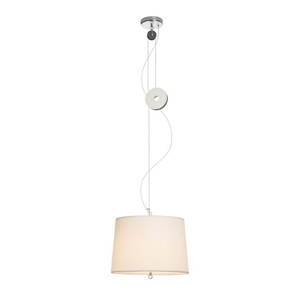 Kép LEVITA lehúzható függeszték fehér króm 230V LED E27 15W