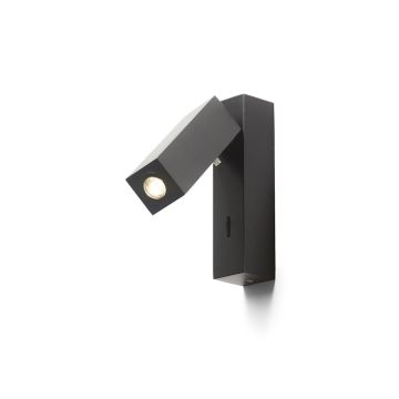 Kép FADO I fali lámpa fekete 230V LED 3W 45° 4000K