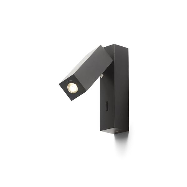 Kép FADO I fali lámpa fekete 230V LED 3W 45° 4000K