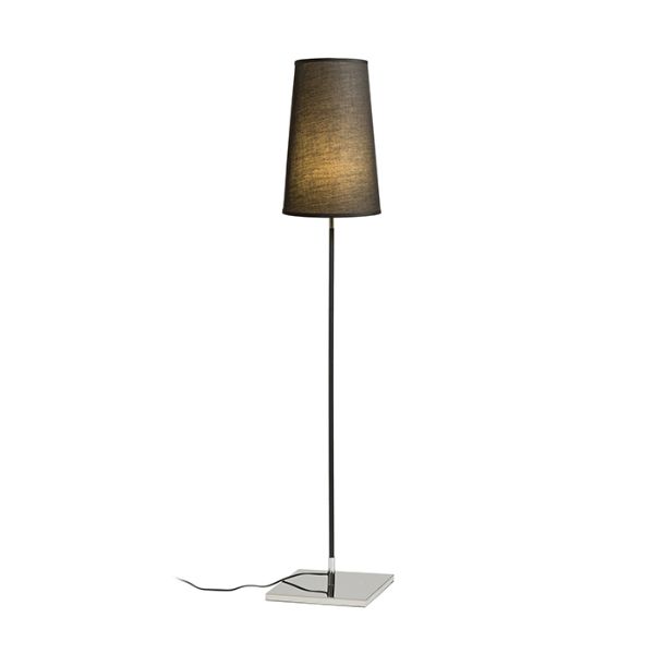 Kép LULU állólámpa fekete króm 230V LED E27 8W