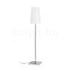 Kép LULU állólámpa fehér/fekete króm 230V LED E27 8W