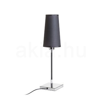 Kép LULU asztali lámpa fekete króm 230V LED E27 8W