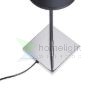 LULU asztali lámpa fekete króm 230V LED E27 8W
