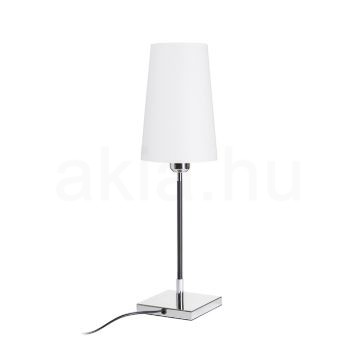 Kép LULU asztali lámpa fehér/fekete króm 230V LED E27 8W