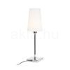 Kép LULU asztali lámpa fehér/fekete króm 230V LED E27 8W