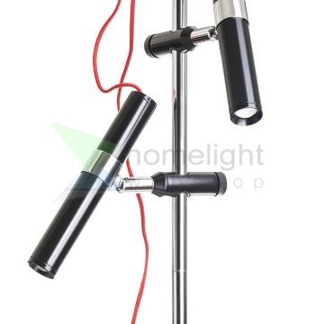 VIPER III mennyezeti lámpa fekete króm 230V LED 3x3W 60°  3000K