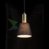 ICAR függő lámpa fekete/aranysárga  230V LED E27 11W