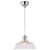 Kép DORA függő lámpa  tiszta üveg/króm 230V LED E27 11W