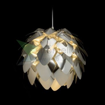 ENCOMBRE függő lámpa  krómozott fólia 230V LED E27 15W