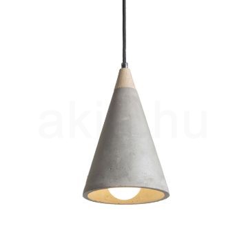 Kép HEIDI függő lámpa  beton/fa 230V LED E27 11W