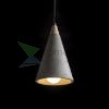 HEIDI függő lámpa  beton/fa 230V LED E27 11W