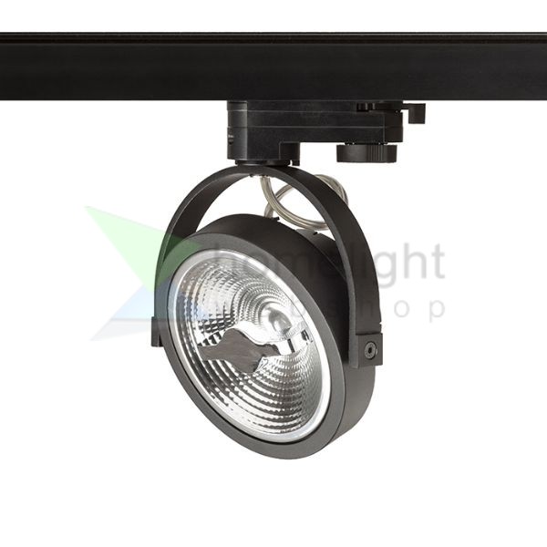 KELLY LED DIMM három áramkörös sínre fekete 230V LED 12W 24° 3000K