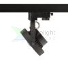 KELLY LED DIMM három áramkörös sínre fekete 230V LED 12W 24° 3000K