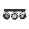 Kép KELLY LED III fali lámpa fekete  230V LED 3x12W 24°  3000K