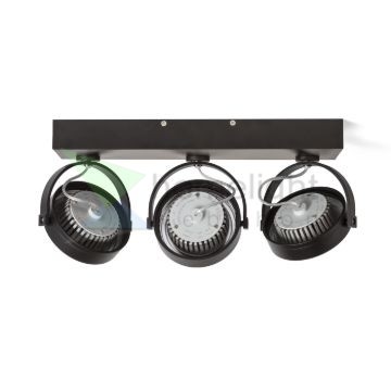 KELLY LED III fali lámpa fekete  230V LED 3x12W 24°  3000K