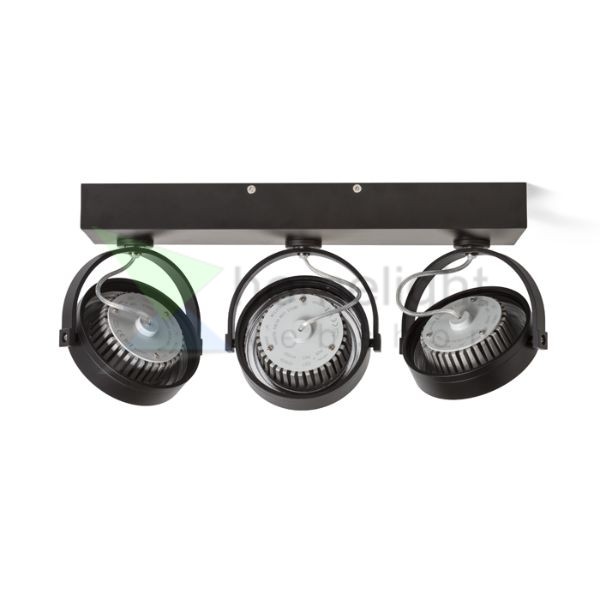 KELLY LED III fali lámpa fekete  230V LED 3x12W 24°  3000K