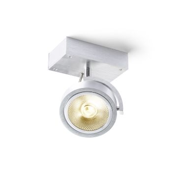 Kép KELLY I fali lámpa  szálcsiszolt alumínium 230V LED G53 15W