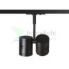 BEEBA II egyfázisú áramkörös sínre fekete  230V LED GU10 2x8W