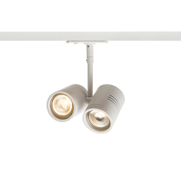 Kép BEEBA II egyfázisú áramkörös sínre fehér  230V LED GU10 2x8W