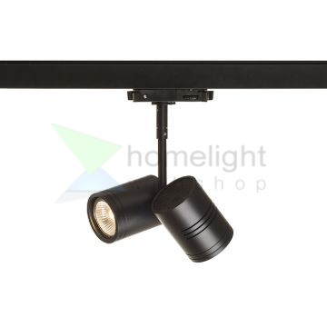 BEEBA II háromfázisú áramkörös sínre fekete  230V LED GU10 2x8W