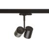 Kép BEEBA II háromfázisú áramkörös sínre fekete  230V LED GU10 2x8W