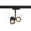 BEEBA II háromfázisú áramkörös sínre fekete  230V LED GU10 2x8W