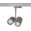 Kép BEEBA II háromfázisú áramkörös sínre ezüstszürke  230V LED GU10 2x8W