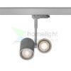 BEEBA II háromfázisú áramkörös sínre ezüstszürke  230V LED GU10 2x8W