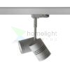 BEEBA II háromfázisú áramkörös sínre ezüstszürke  230V LED GU10 2x8W