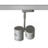 Kép BEEBA II háromfázisú áramkörös sínre ezüstszürke  230V LED GU10 2x8W