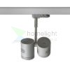BEEBA II háromfázisú áramkörös sínre ezüstszürke  230V LED GU10 2x8W