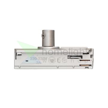 1F adapter ezüstszürke  230V 