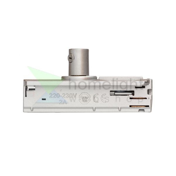 1F adapter ezüstszürke  230V 