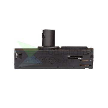 1F adapter fekete  230V 