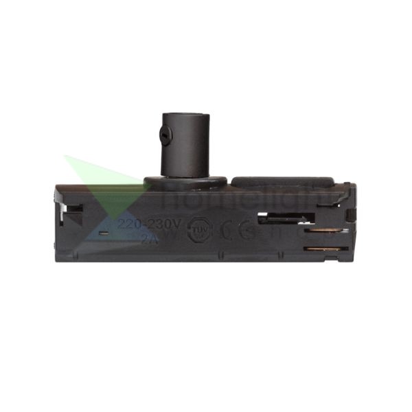 1F adapter fekete  230V 