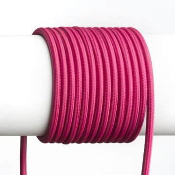 Kép FIT 3x0,75 1fm textil kábel fukszia  