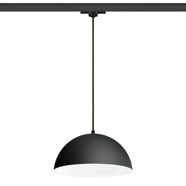 Kép MONROE 30 háromfázisú áramkörös sínre matt fekete/fehér  230V LED E27 11W