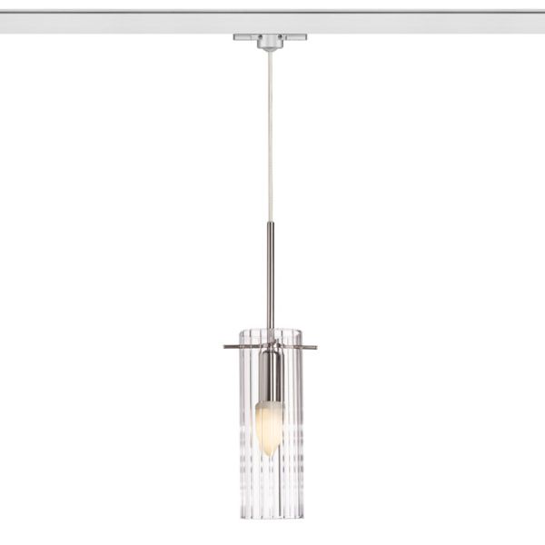 Kép GIFT háromfázisú áramkörös sínre  tiszta üveg 230V LED E14 6W