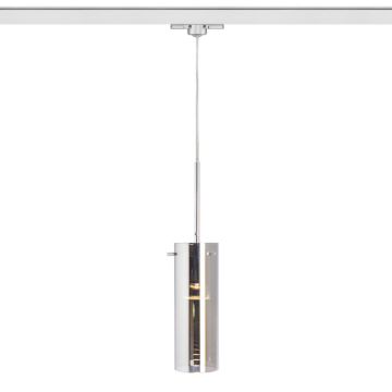 Kép SANSSOUCI háromfázisú áramkörös sínre  krómozott üveg 230V LED E27 15W