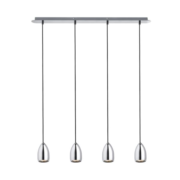 Kép BABADES IV függőlámpa  króm 230V GU10 4x35W