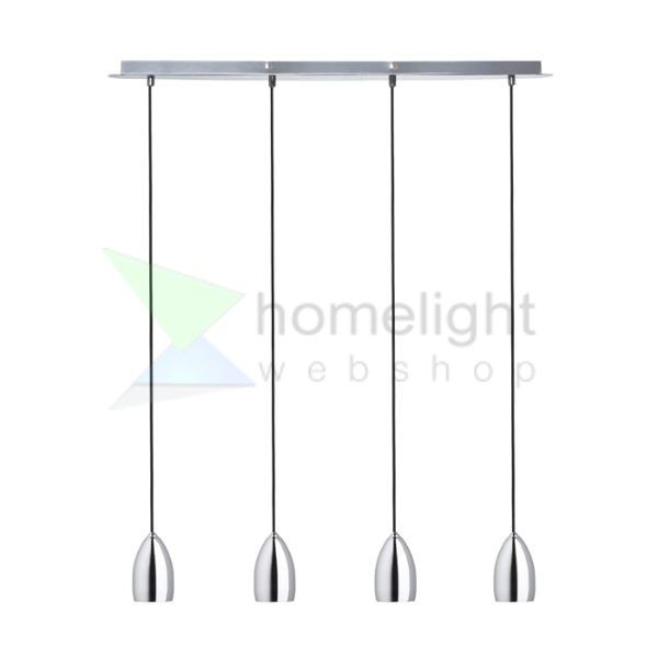 BABADES IV függőlámpa  króm 230V GU10 4x35W