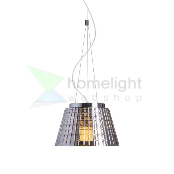 CORONA függő lámpa  krómozott üveg 230V LED E27 15W